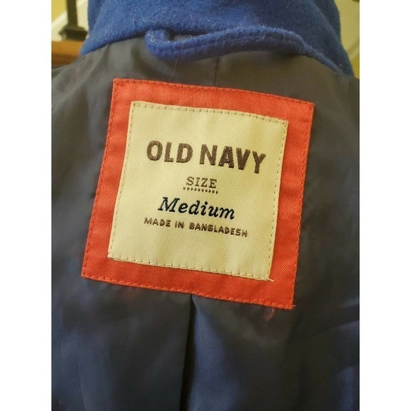 OLD NAVY Button Pea Coat Medium - Picture 7 of 10